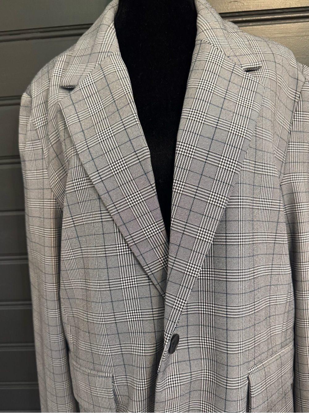 NWOT Steve Madden Gray Glen Plaid Women’s Blazer